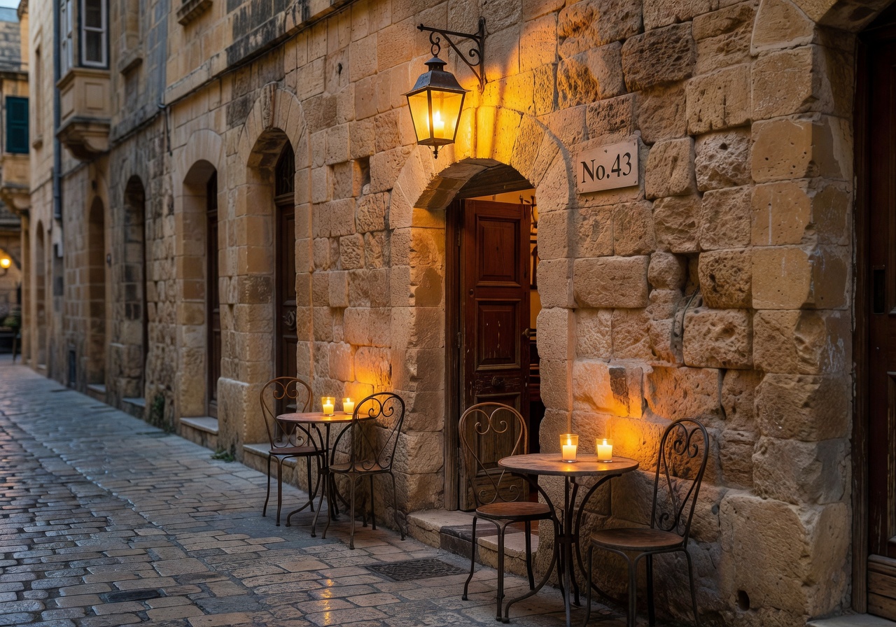 Hidden luxury brunch café with lush garden seating and elegant plating